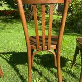 6 Fischel bistro chairs with labels, circa 1930