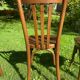 6 Fischel bistro chairs with labels, circa 1930