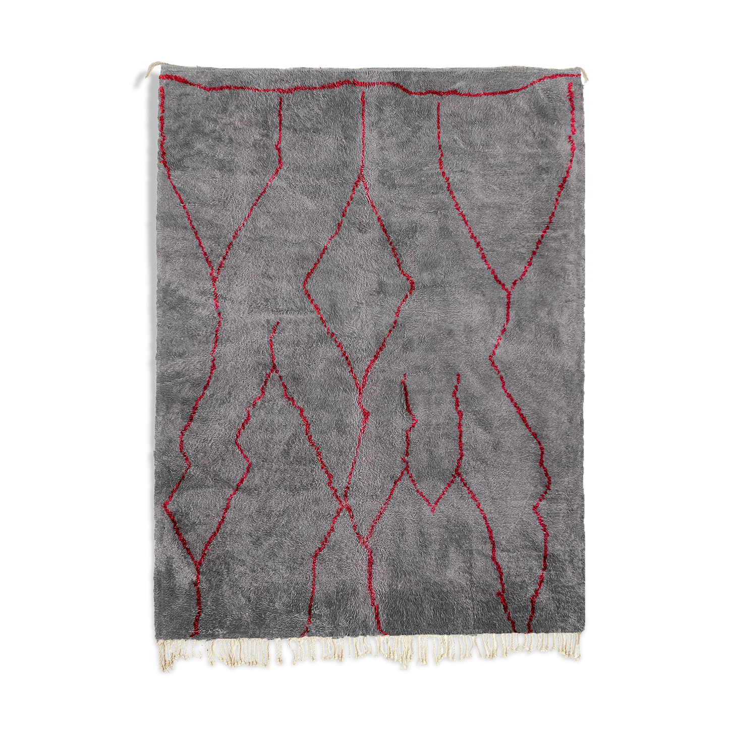 Modern Moroccan carpet grey contemporary art 280x370cm