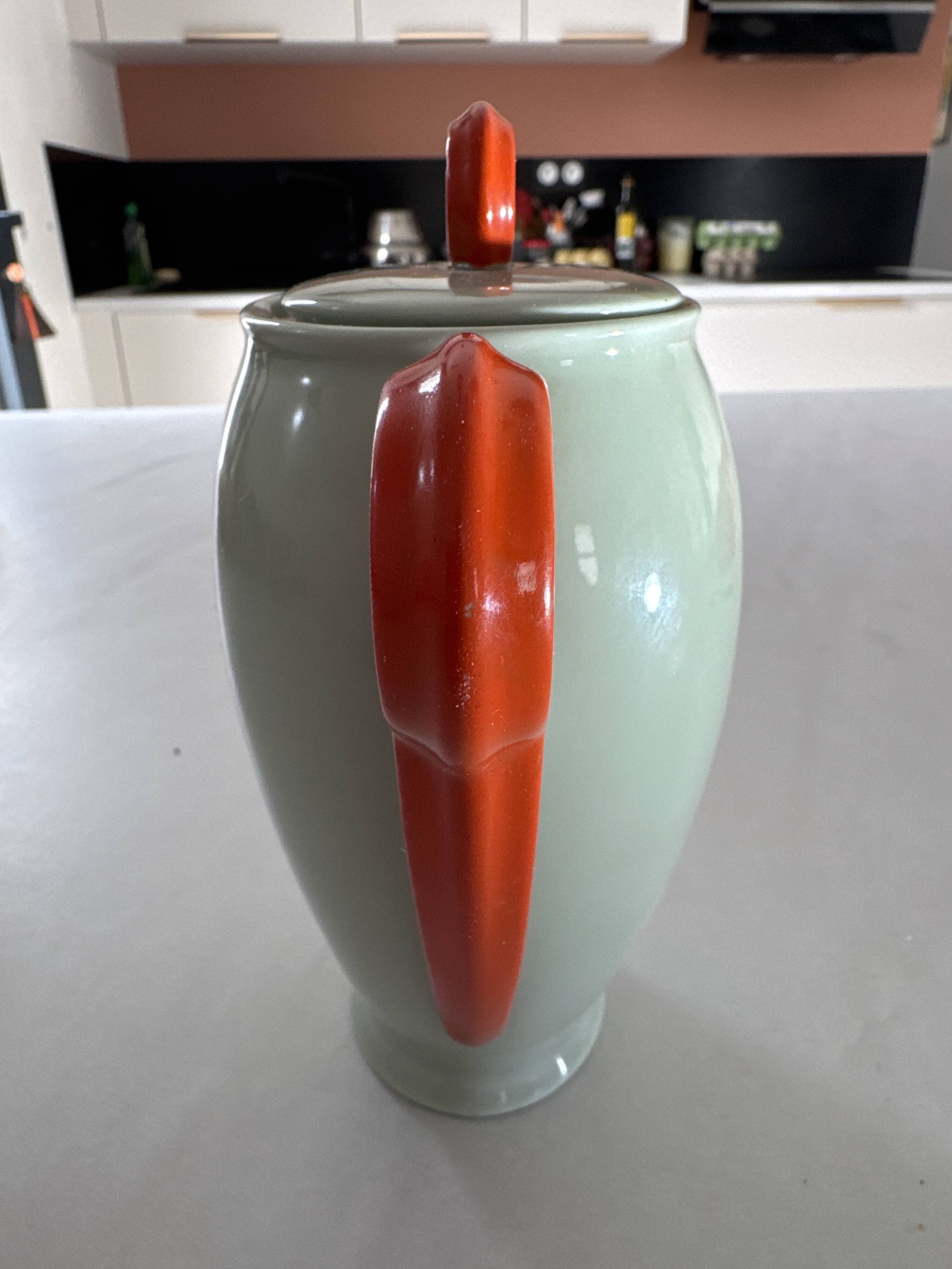 Exceptional Art Deco teapot - Pirkenhammer (Czechoslovakia) 1930