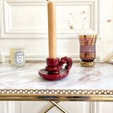 Flower hand candle holder