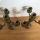Bronze candlestick pair