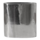 Polished Aluminum Square Flat Vase