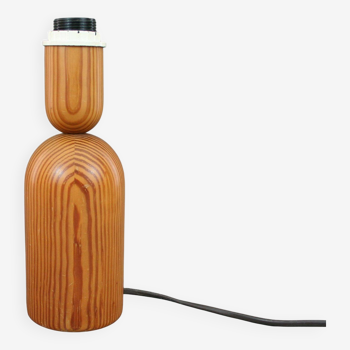 Pied de lampe Domus en bois 1980