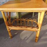 Porte revue table de nuit vintage