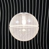 Harvey Guzzini Suspension Boule Op-Art Striped Postmodern by Meblo, 1970s