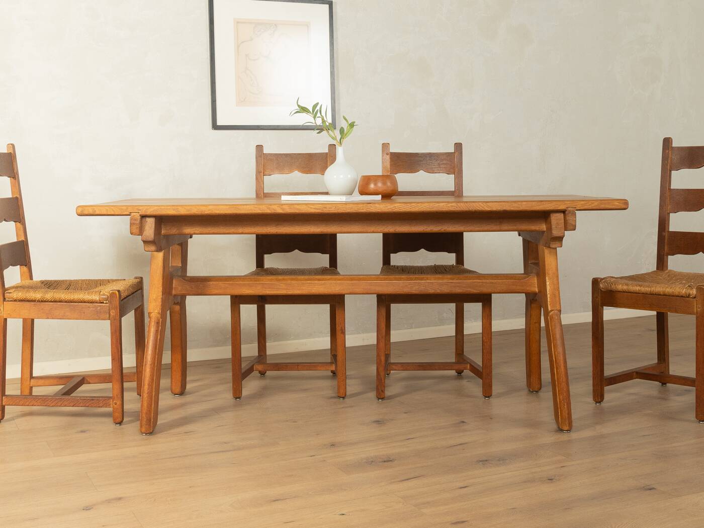 Brutalist Farmhouse Dining Table