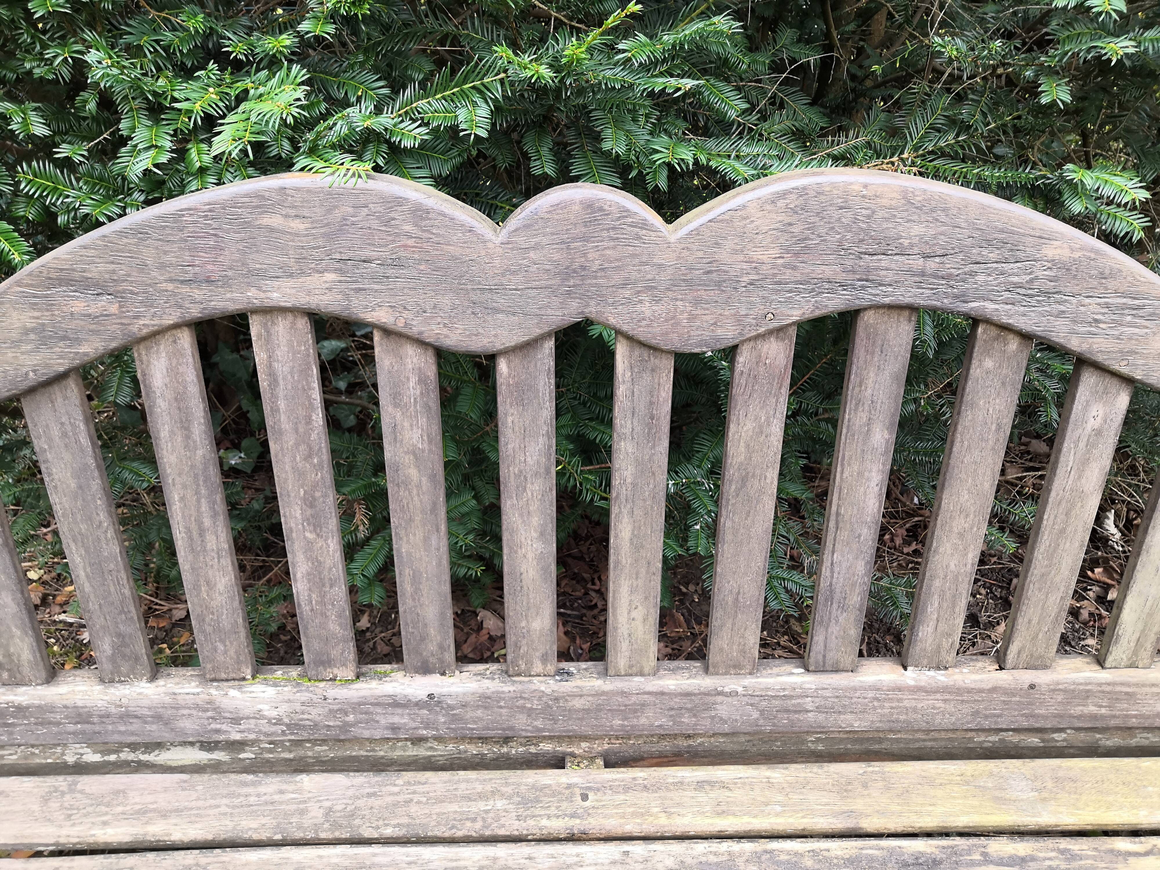 Wooden garden bench Ateliers Georges Mahot