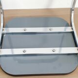 Bauhaus style chrome side table