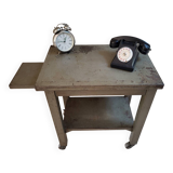 Metal serving trolley