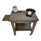 Metal serving trolley
