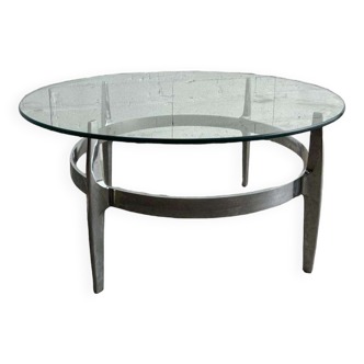 VINTAGE CHROME COFFEE TABLE / COFFEE TABLE