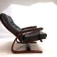 Westnofa Panter Leather Lounge Chair with Ottoman by Arnt Lande, 1970s