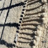 Tapis Berbere Noir Blanc 152x102cm