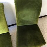 Pair of vintage green velvet heaters