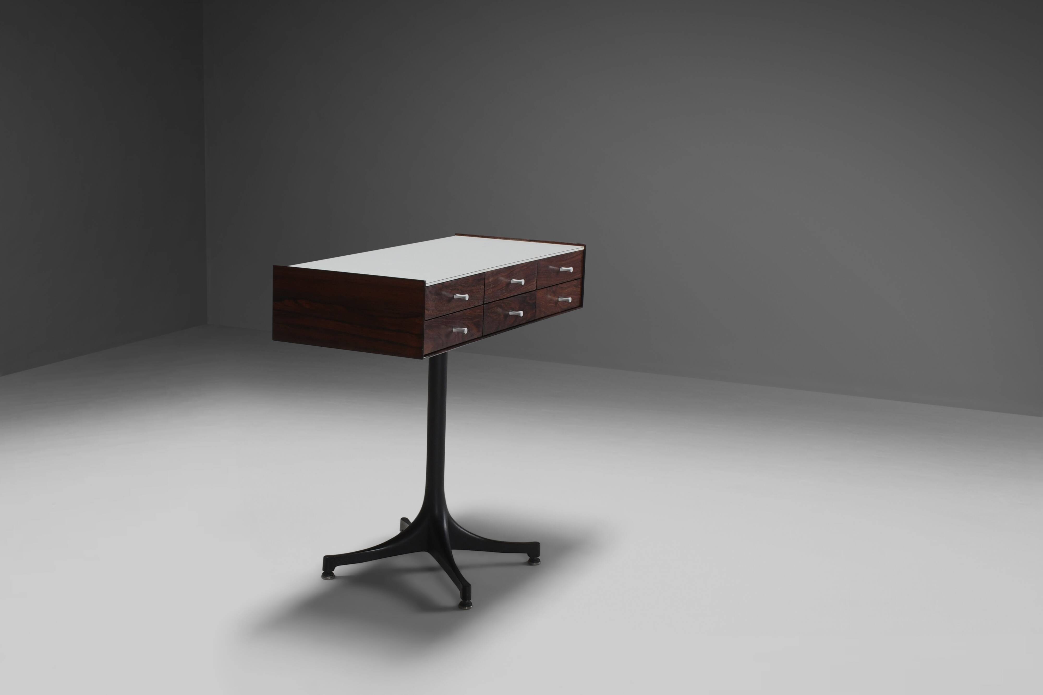Miniature rosewood chest by George Nelson for Herman Miller, 1952