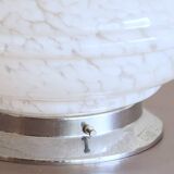 Art deco ceiling light/wall light/lamp in clichy glass