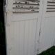 Curved shutters oak and fir H156xL245
