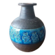 Aldo Londi pour Bitossi. Vase Rimini-Blue émaillé céramique design vintage