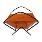 Vinyl door in orange scoubidou