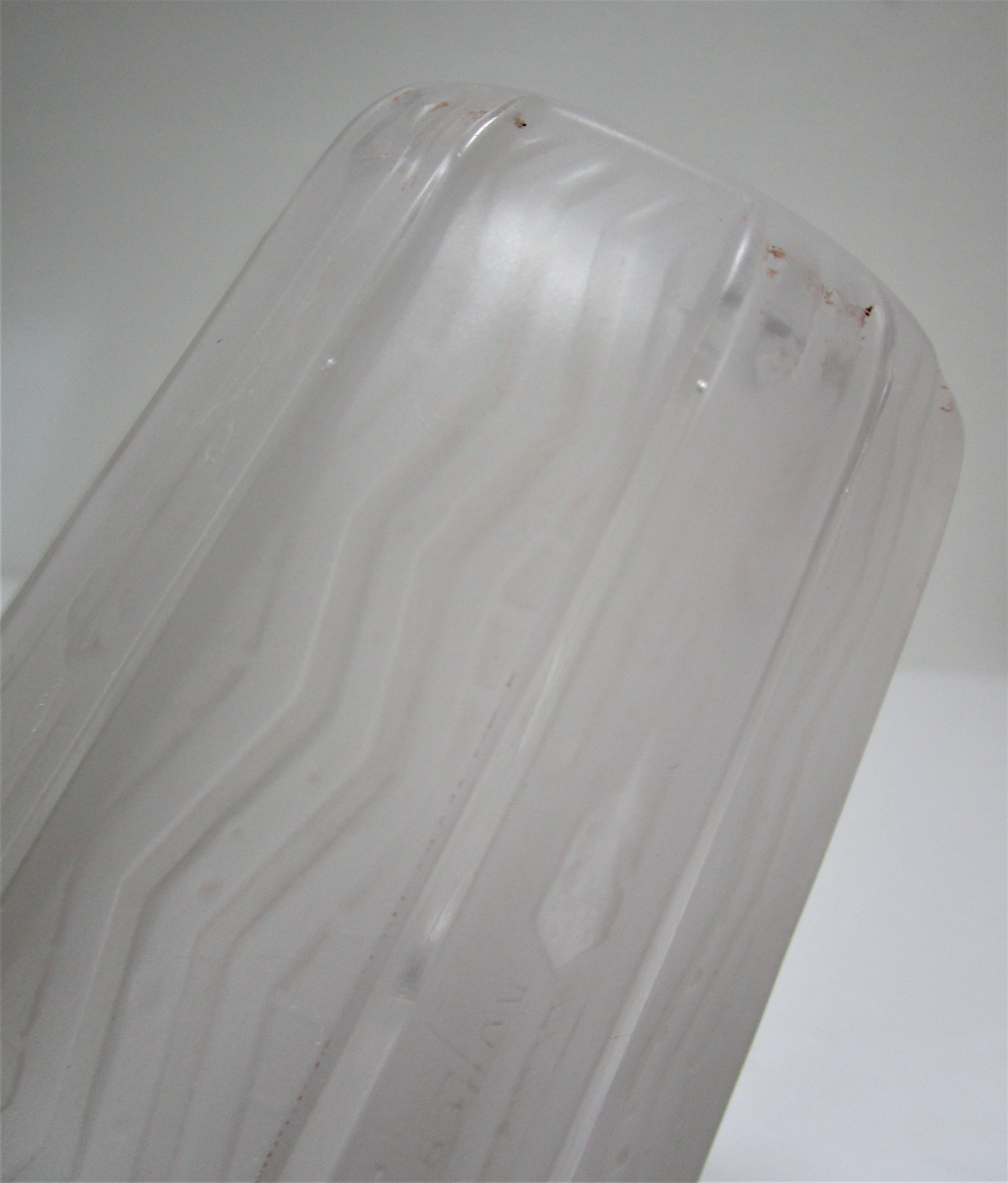 Tulip molded glass Muller brothers Lunéville Art Deco