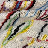 Large moroccan berber rug 200x290 cm – beni m'rirt