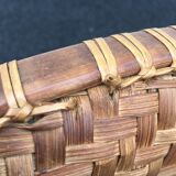Braided bamboo tray