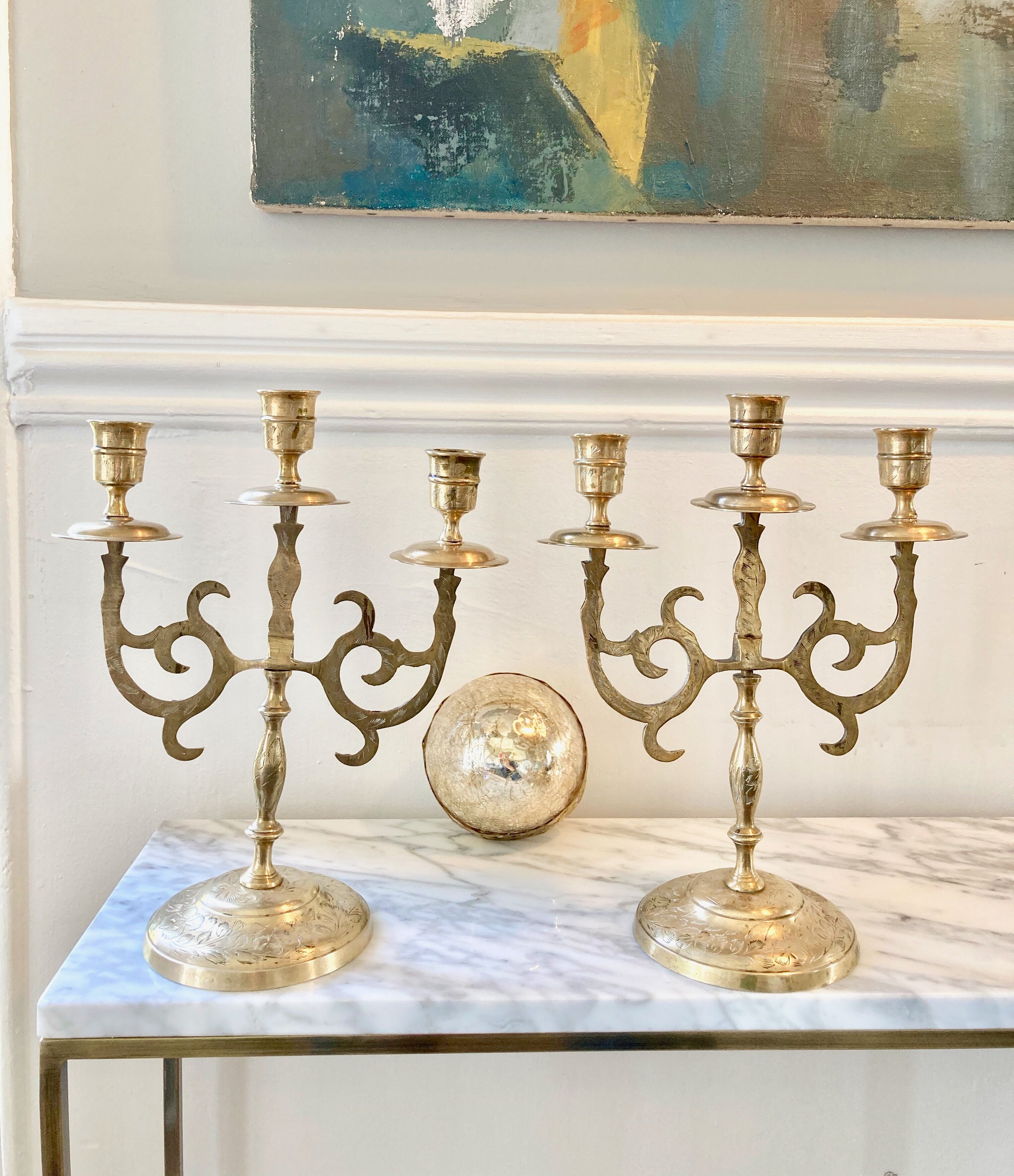 Paire de chandeliers