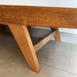 Vintage coffee table from the 60s in oak