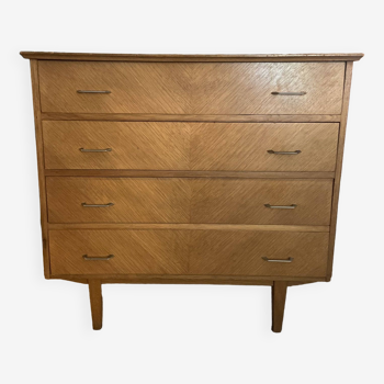 1950s oak chest of drawers