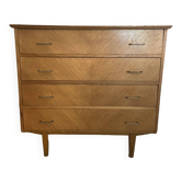 1950s oak chest of drawers