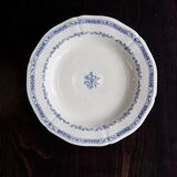 Round, hollow Gien earthenware serving dish – “Royal” model
