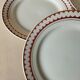 5 assiettes plates KG Lunéville, modèle Madrigal