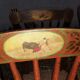 8 chaises décor tauromachie