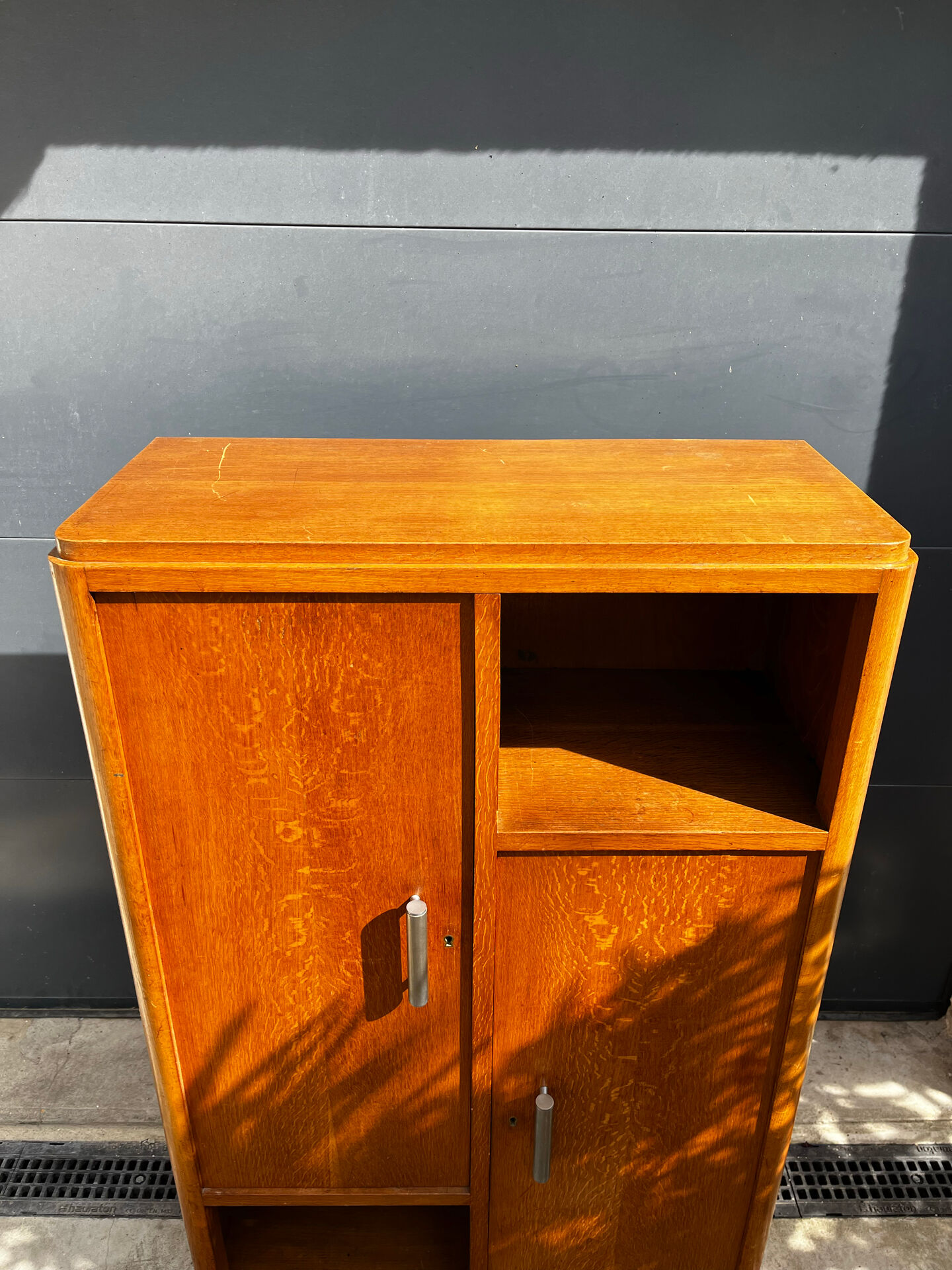 1960s wooden wardrobe