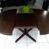 Round dining table extendable baumann 1970