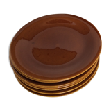 8 vintage dessert plates