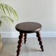 Tabouret tripode bois