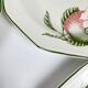 Set of 8 flat plates by Churchill, "Victorian Orchard" model, Staffordshire, England.