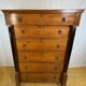 Chiffonier en chêne néerlandais antique Empire vers 1820