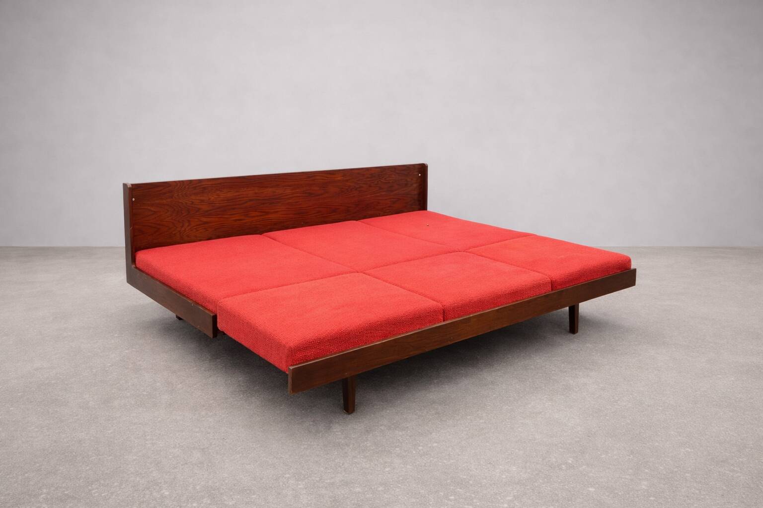 Mid-century folding sofa bed by Jitona, Czechoslovakia, 1970s