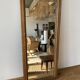 Old foot mirror gilded