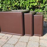3 tables gigognes de Peter Ghyczy pour Horn Collection 1970