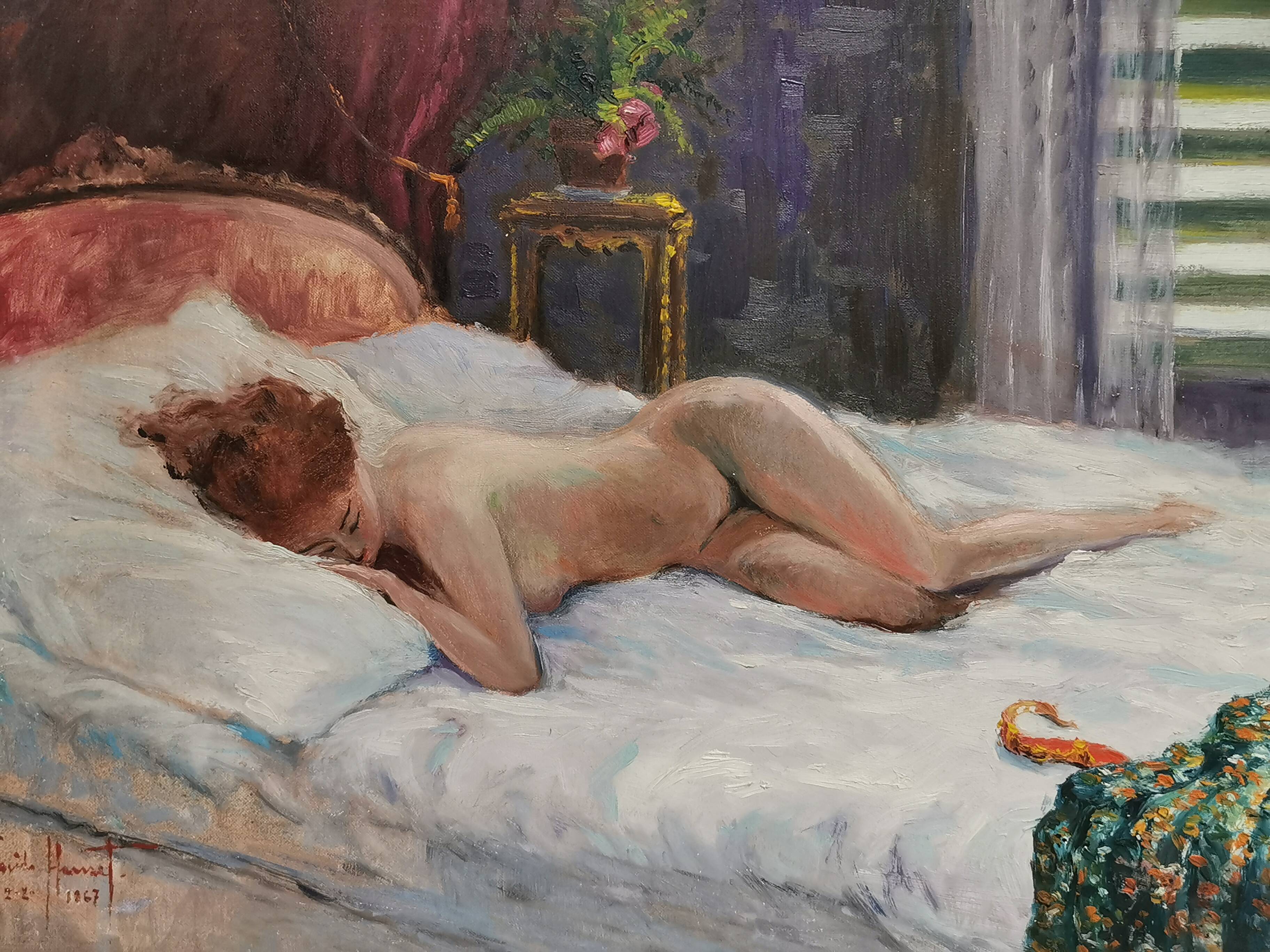 Oil on canvas by Guido Hanset 1967