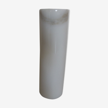 Vase en marbre blanc et gris