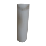 Small vase in white and grey marble