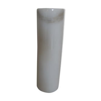 Small vase in white and grey marble