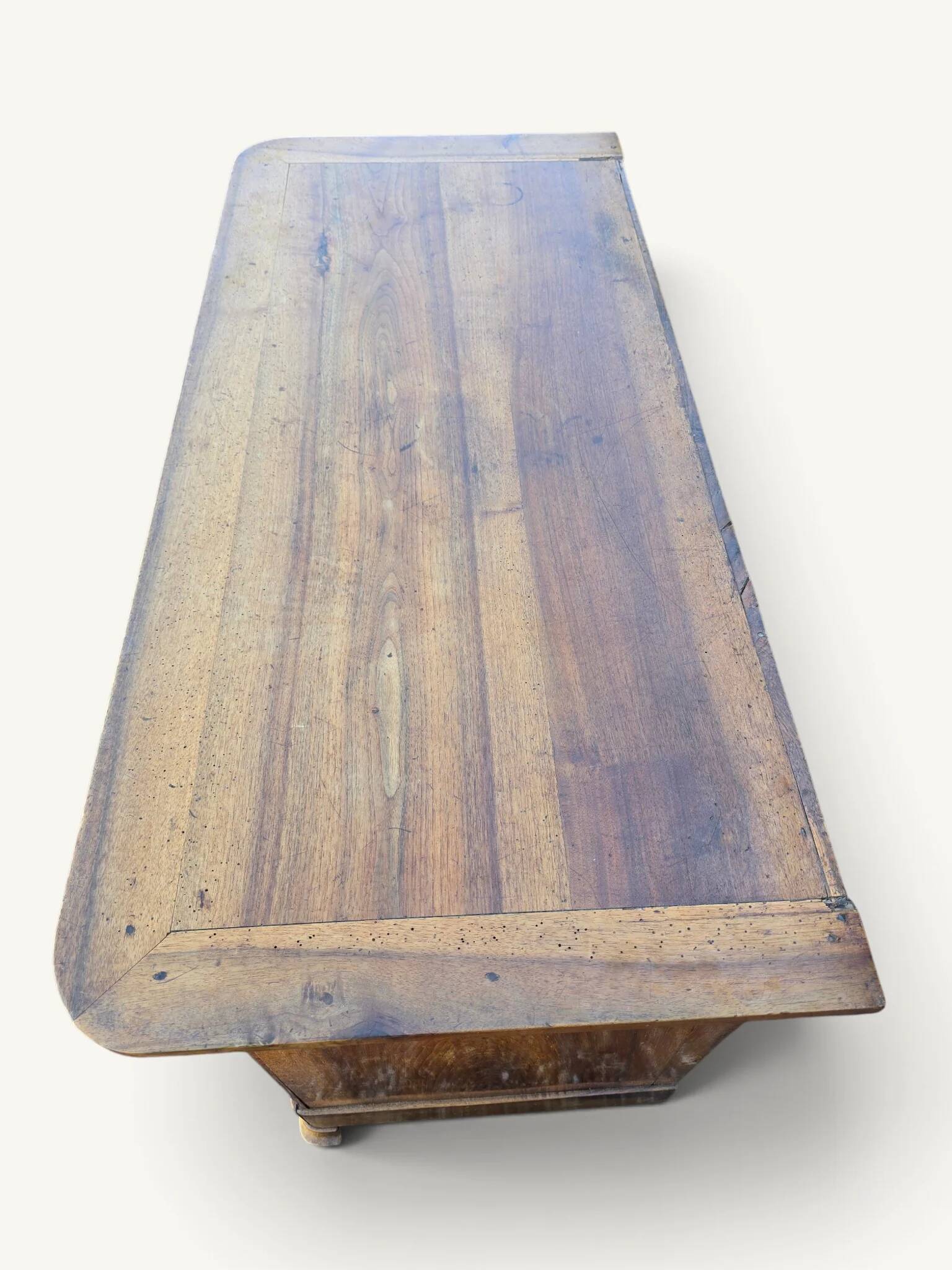 Commode Louis-Philippe ancienne bois blond, 4 tiroirs
