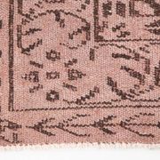 Tapis Vintage Kilim Rose Poudré Motifs Anatoliens, 176x282