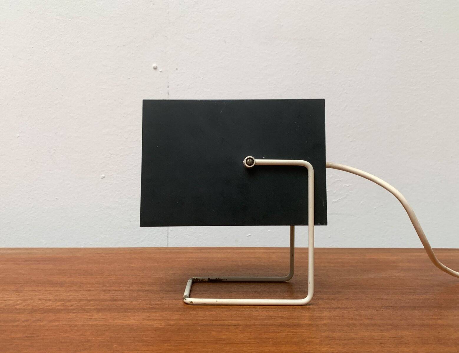 Mid-century minimalist table lamp by Wilhelm Braun Feldweg for Doria Leuchten, 1960s.